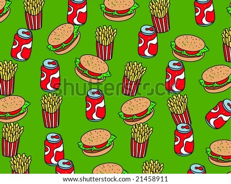 fast food wallpaper