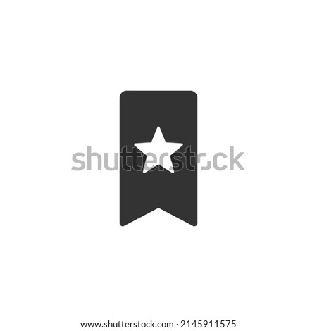 Favorite icon with outline style design vector sign