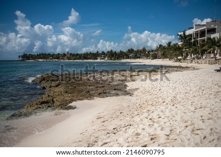 Beautiful beach. Playa del Carmen, Quintana Roo, Mexico