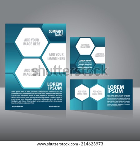 vector brochure template design