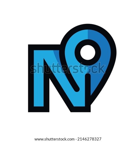 N Logo, Simple and Modern, EPS 10 vector