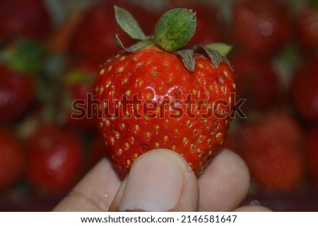 red ripe strawberry fruit background, contains vitamin c, close up, can be used in juice, ice cream and cake preparations