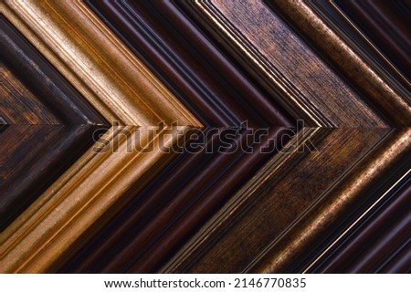 Baguette frames for paintings and images. Frame corners