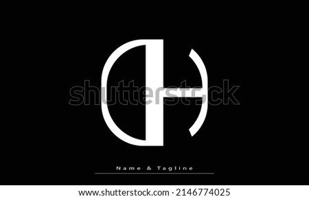 Alphabet letters Initials Monogram logo OH , HO