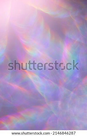 neon iridescent holographic stars bokeh background