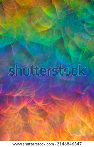 iridescent background with diffraction, optical distortion.