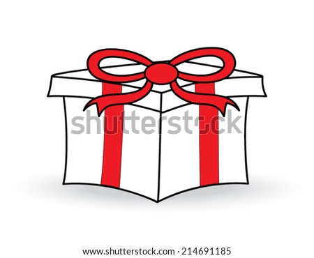 Gift Box on white background