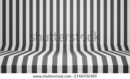 Beautiful Simple Lines Background, Black and White Lines Stage, Bright Extruded Vertical Lines, Best Abstract 4K Wallpaper
