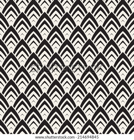 Seamless pattern. Geometric regular ornament. Vector repeating texture