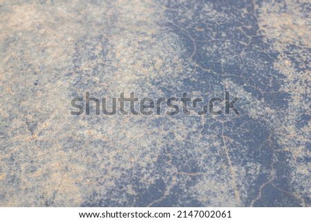 Photography of metal surface texture with rust and abstract. Iron surface, metal with scratches. Blue and golden color. Grunge Style.
