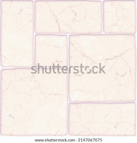 Seamless decorative pattern with gold glitter lines and marble polygons. marble tiles seamless wall texture patterned background.