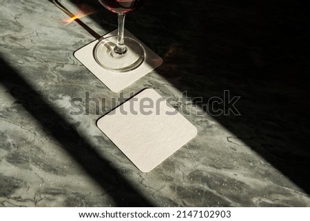 coasters in the sun white Royalty-Free Stock Photo #2147102903