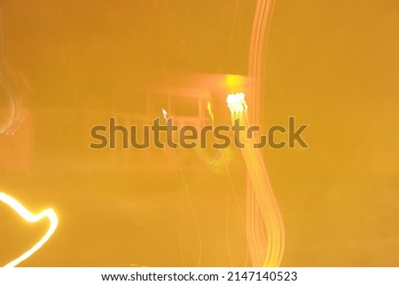retro photo, blurry yellow flares