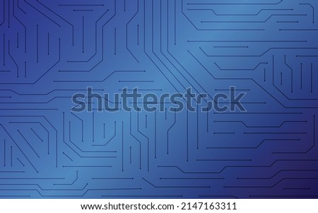 Abstract electronic circuit motherboard illustration 