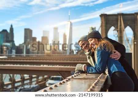I want to take her places shes never been. Shot of an affectionate young couple enjoying their foreign getaway. Royalty-Free Stock Photo #2147199315