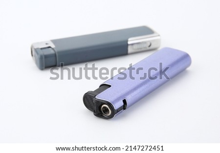 lighter for cigarette isolated on the white background
