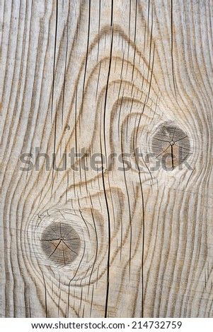 wooden plank with splinters and cracks