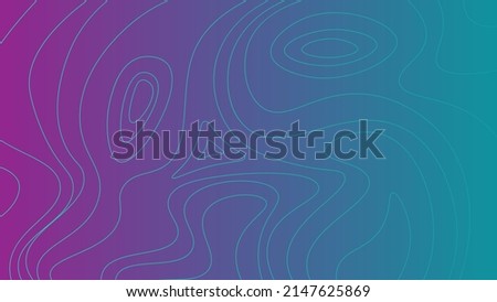 Abstract Wavy Lines Background - 16:9 abstract gradient background Royalty-Free Stock Photo #2147625869