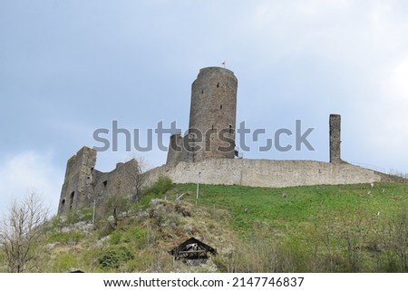 ruin of the Löwenburg above Monreal 