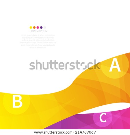 Vector business background. Template for business plan