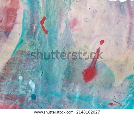 Dried pigment acrylic color blocks. Multicolored abstract art background.