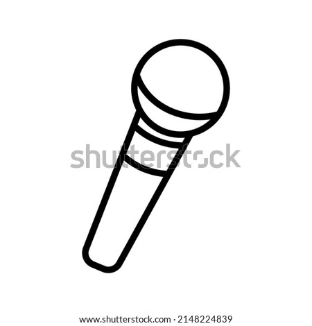 microphone icon isolated on white background EPS 10