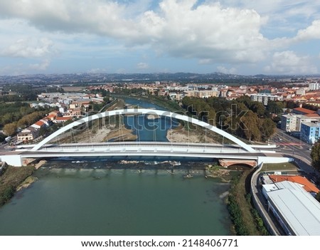 top view of the bridge in Alessandria Italy
