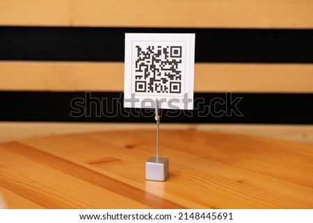 the barcode system is for restaurant