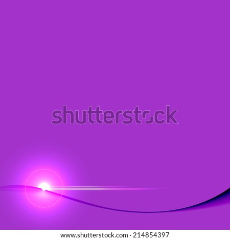 Abstract Colorful Background with Waves and Lights