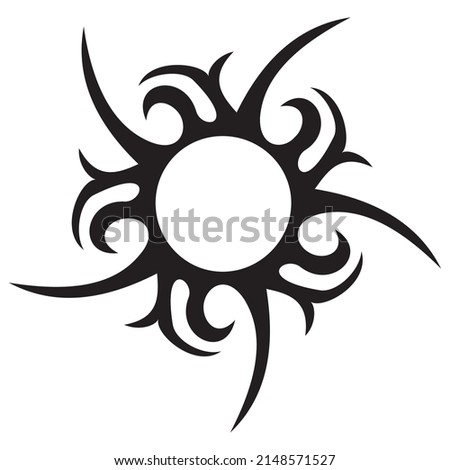 tattoo sleeve tribal, vector pattern elements for tattoo men right and left hand and shoulders, art deco idea tattoos design body, vector couple celtic tribal design elements ornament on arms Royalty-Free Stock Photo #2148571527