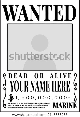 one piece dead or alive posters Royalty-Free Stock Photo #2148585253