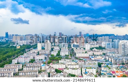 Urban scenery of Liuzhou, Guangxi, China