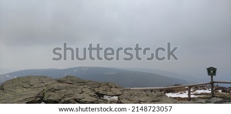 View from the rock on Keprnik mountain Royalty-Free Stock Photo #2148723057