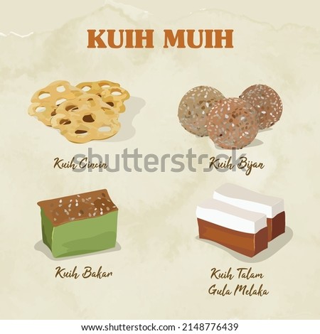 Kuih Bakar Stock Vector Images Avopix Com