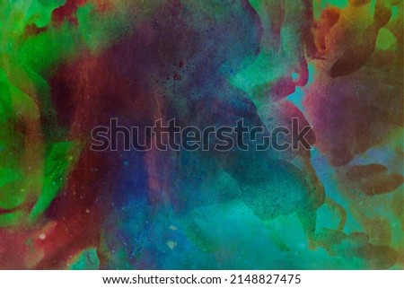 watercolor painting, painted colorful background with space for text. image