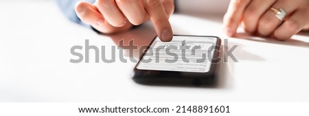 Digital Signature On Contract Document Online Using Smartphone