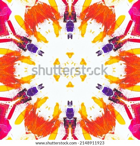 Abstract pattern in bright and cheerful pink yellow and purple is suitable for children's or candy design themes