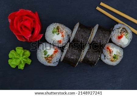 japanese food, sushi, rolls, photos for the menu, advertising