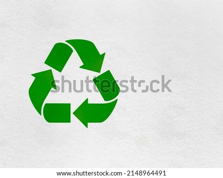 Green Recycling Mark Design Images