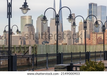 New York cityscape with historic architecture