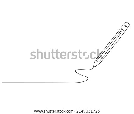 	
Single continuous line drawing of pencil. Pen icon. Back to school minimalist style. Education concept. Modern one line draw graphic design vector illustration Royalty-Free Stock Photo #2149031725