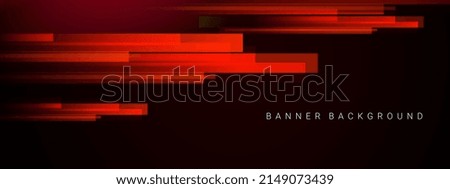 Red colorful lines effect technology design template