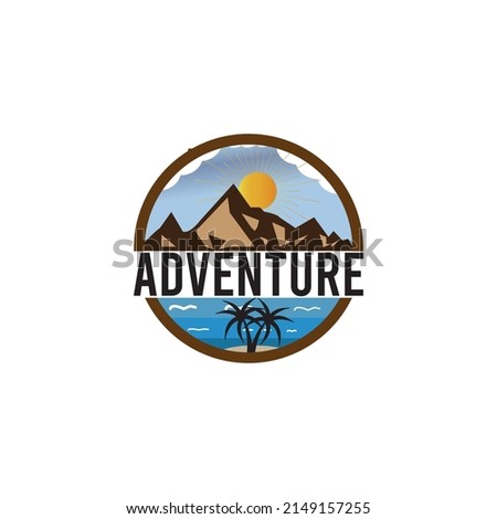 Unique and adventure logo design