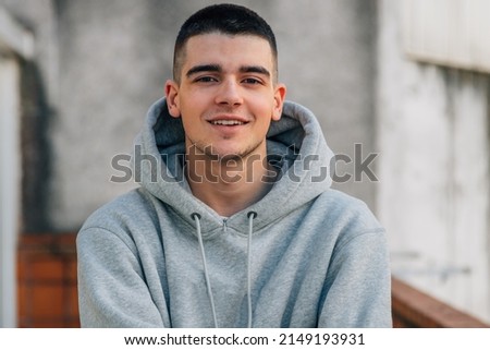 urban teen or millennial portrait on the street Royalty-Free Stock Photo #2149193931