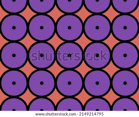 An abstract purple illustration with a seamless geometric tile pattern