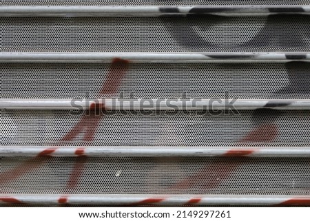 metal curtain shop texture , iron blind roll shutter material
