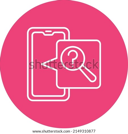 Search vector icon. Can be used for printing, mobile and web applications.