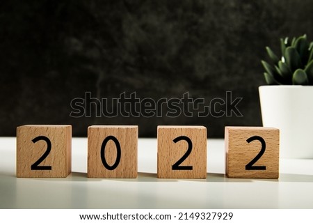 Happy new year 2022 digital material