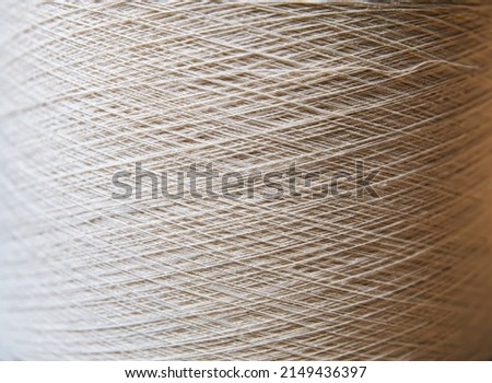 Cotton yarns or threads background texture pattern Royalty-Free Stock Photo #2149436397