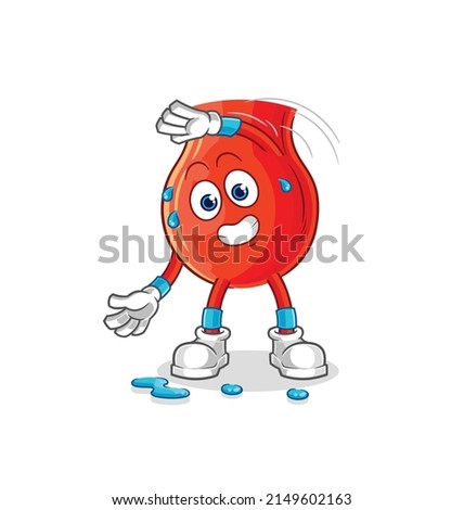 uvula stretching character. cartoon mascot vector